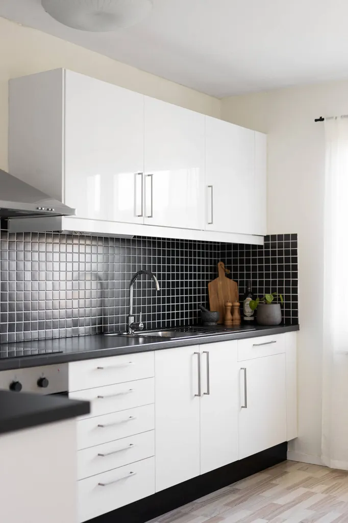 Köök - Spacious Apartment with Balcony in Jönköping