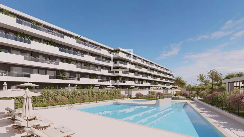 Bassein - New Build Apartment with Pool in Ibiza