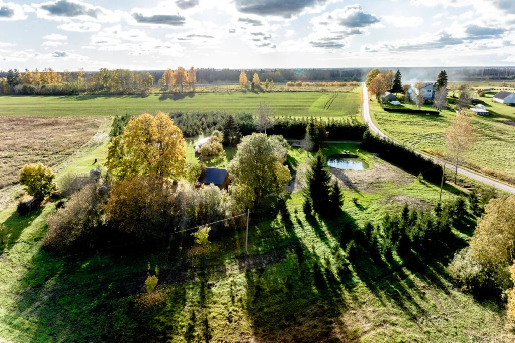 Aerial - Renovated Cottage with Sauna in Soeva