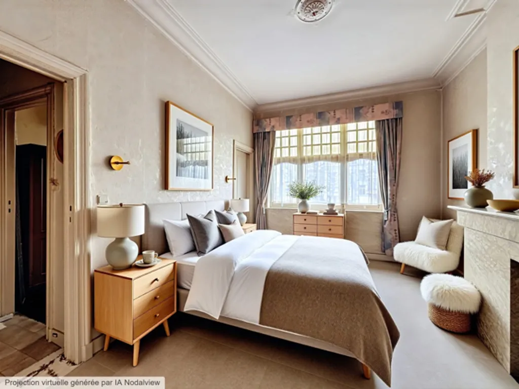 Chambres - Appartement Art-déco avec Deux Terrasses à Koekelberg