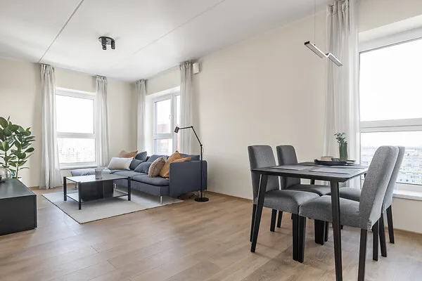 Soggiorno - Modern Flat with Balcony in Haabersti, Tallinn