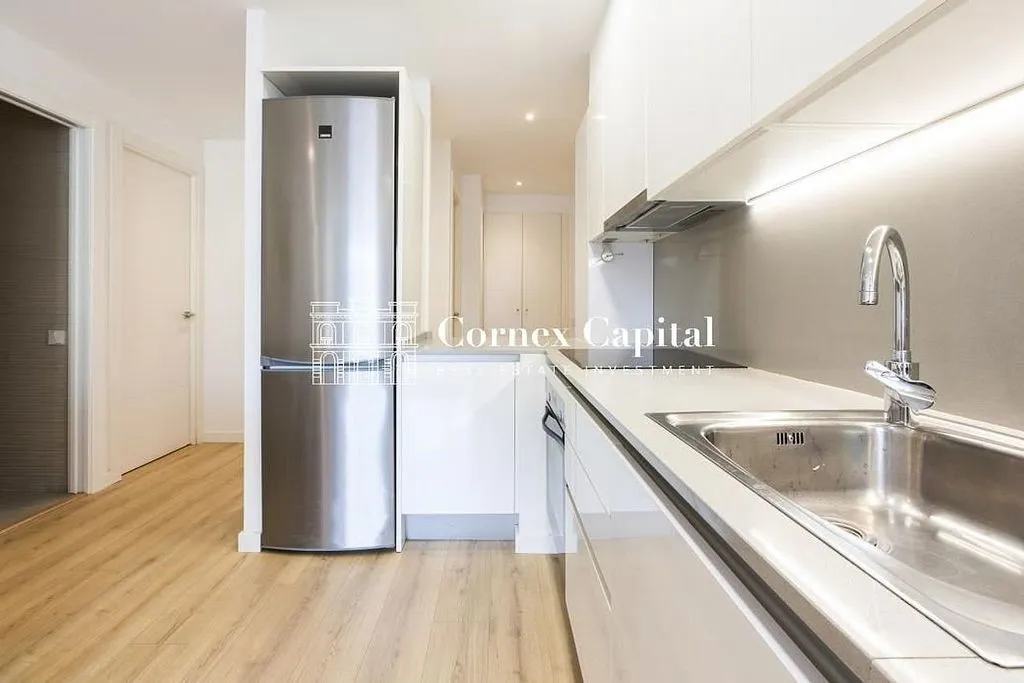 Köök - Apartment with Pool in Poblenou, Barcelona