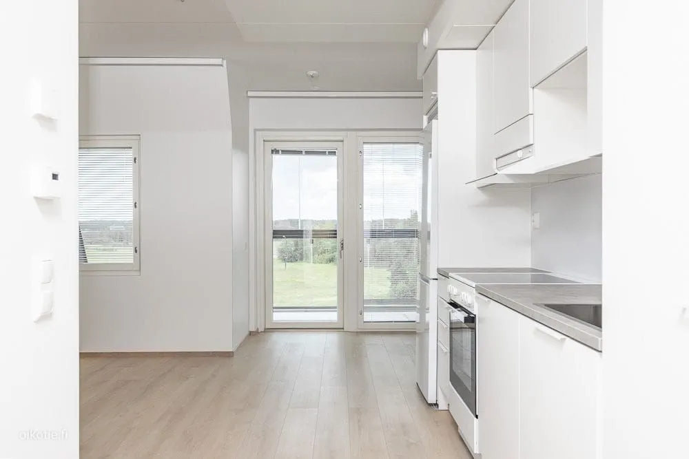 Cucina - Modern Flat with Balcony in Espoo