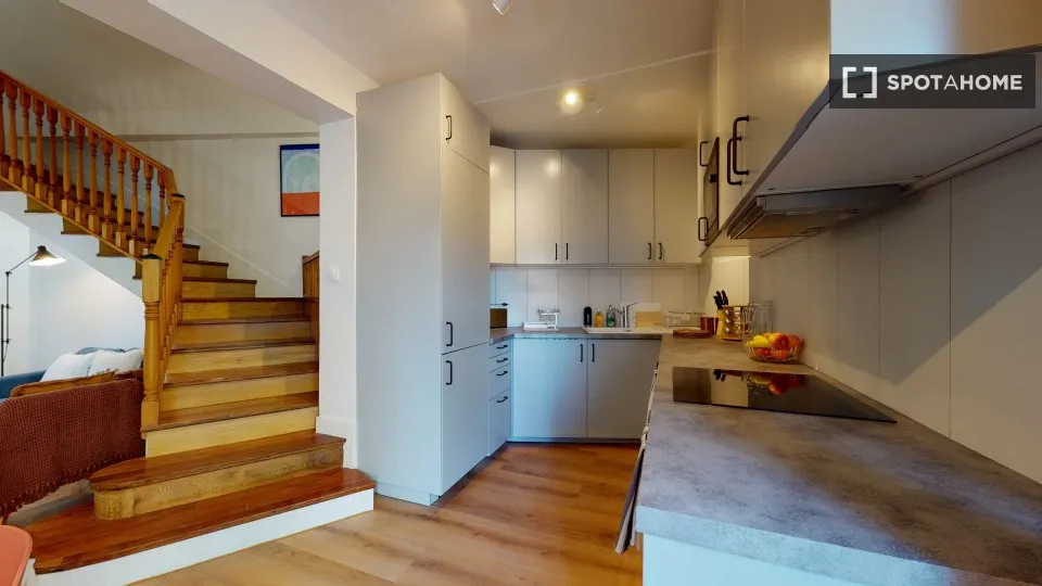 Köök - Room in Shared Accommodation, Bords-de-Marne, Paris
