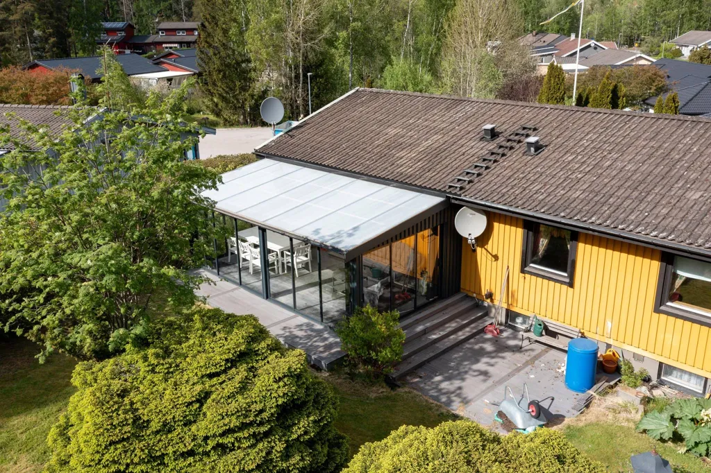 Aerial - Sutteräng Villa with Balcony in Västmanland