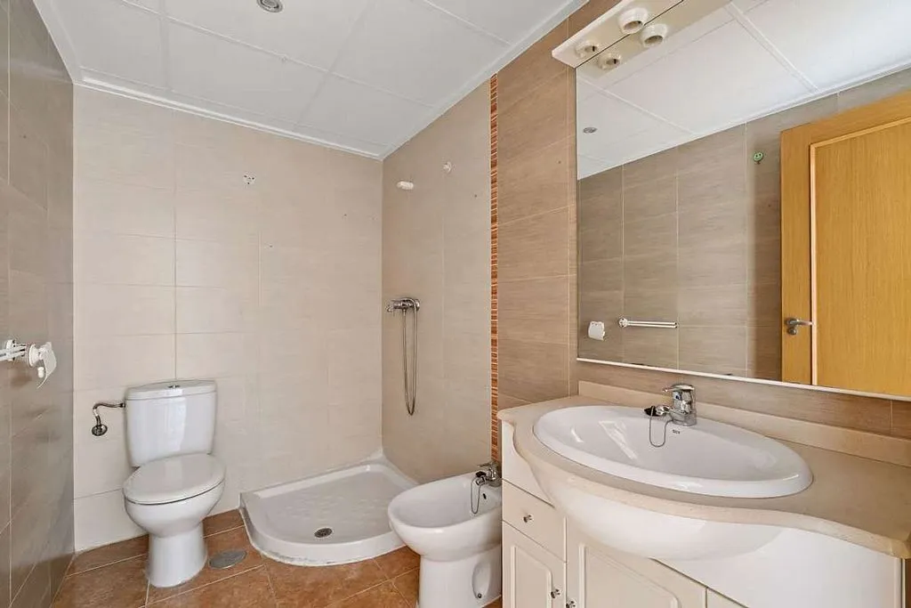 Salles de bain - Beachside Apartment with Terrace in Lo Pagán