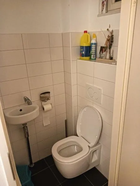 Salles de bain - 1990s Apartment with Attic in Hoorn
