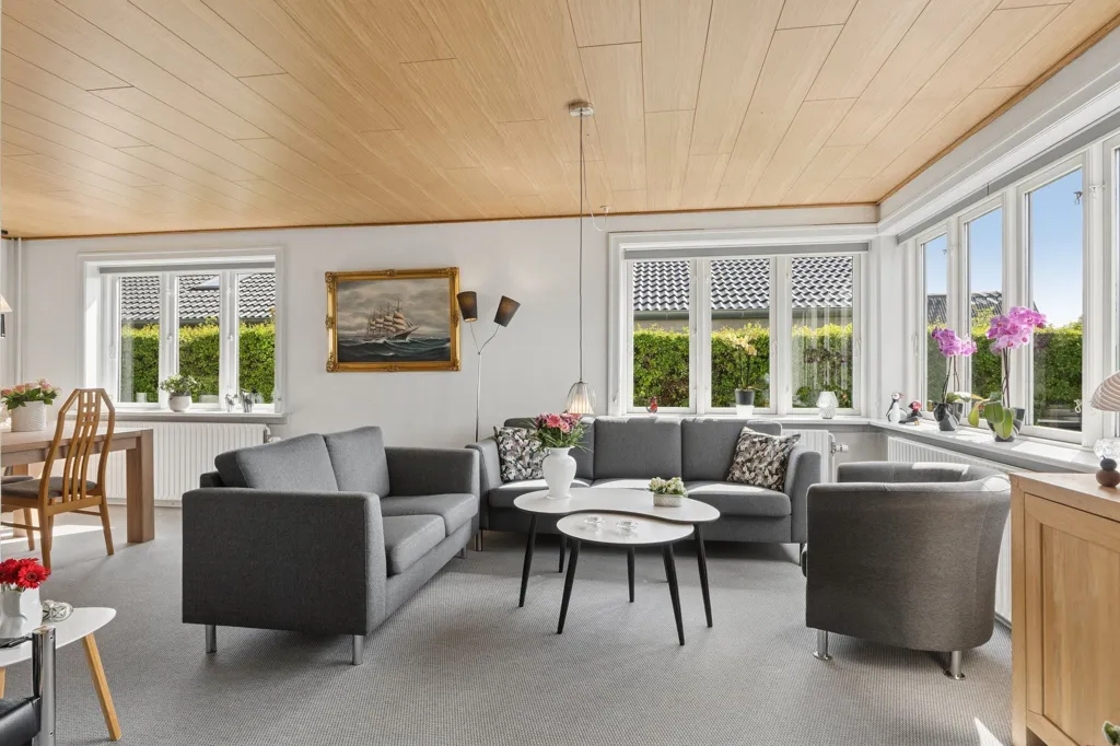 Séjour - 1947 Villa with Garden in Allerød