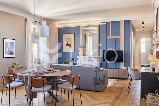Söögituba - Luxury Apartment with Elevator in Paris 17th