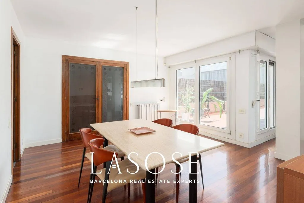 Dining Room - Duplex Penthouse with Pool in Tres Torres, Barcelona
