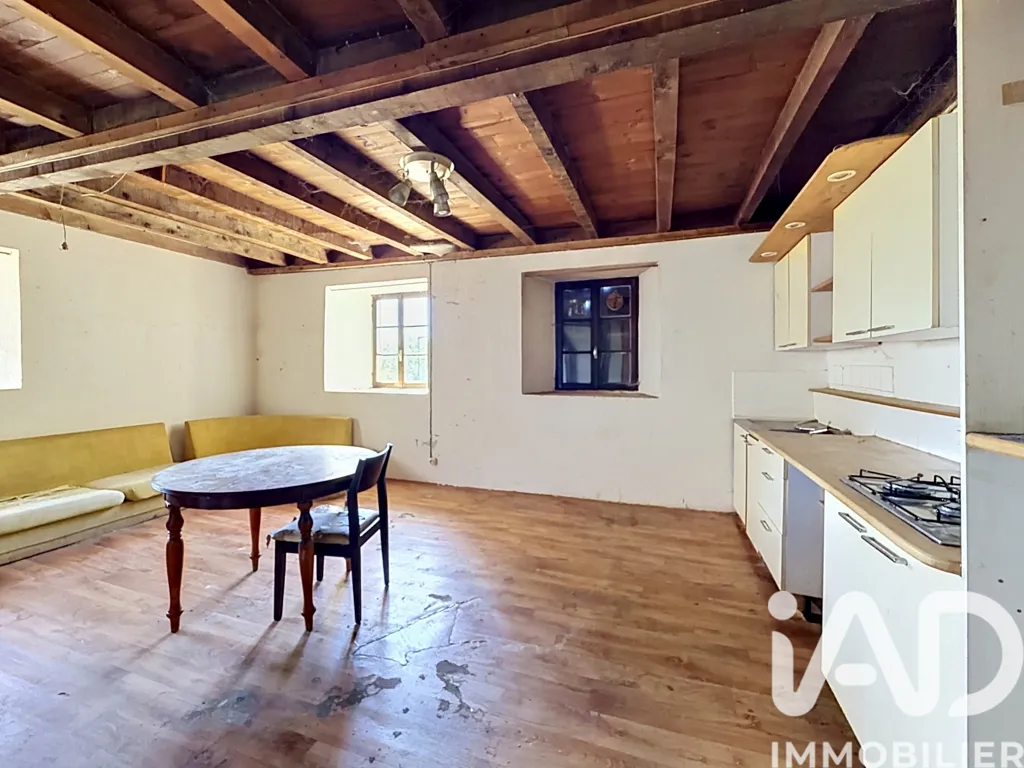 Kitchen - Charming Stone House with Garden near Mende