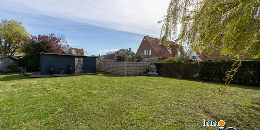 Jardin - Maison avec Grand Jardin à Bredene, Proche de la Mer