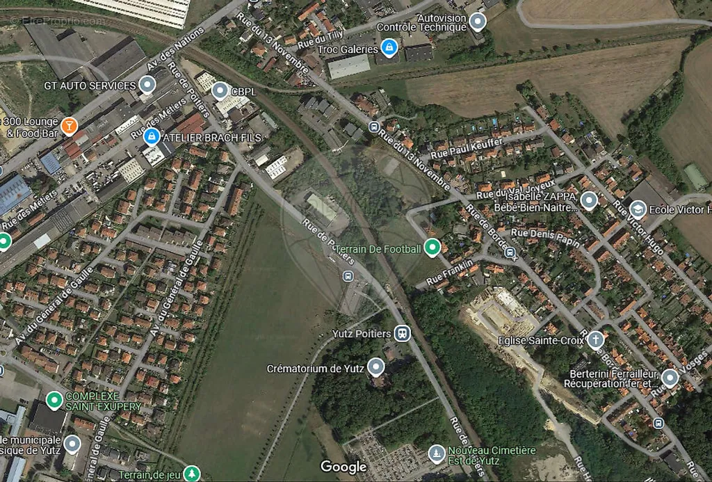 Terrain Constructible en ZU à Yutz
