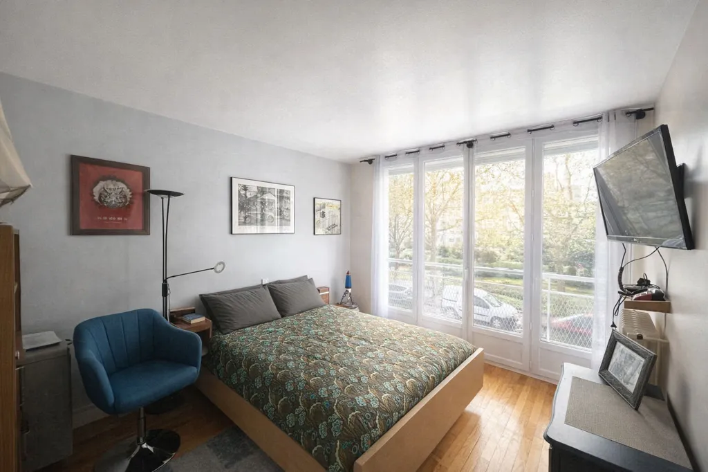 Chambres - Appartement Lumineux avec Cuisine Moderne à Saint-Nazaire