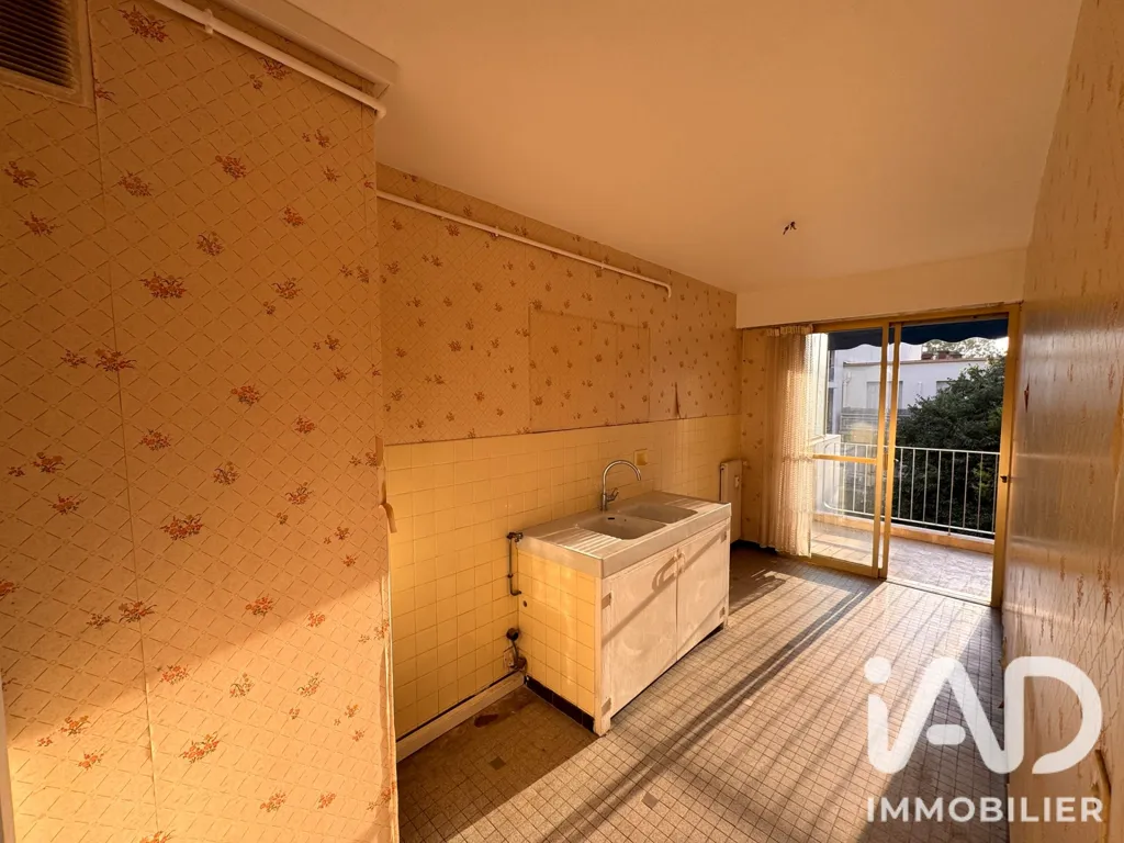 Cucina - Studio with Terrace in Antibes