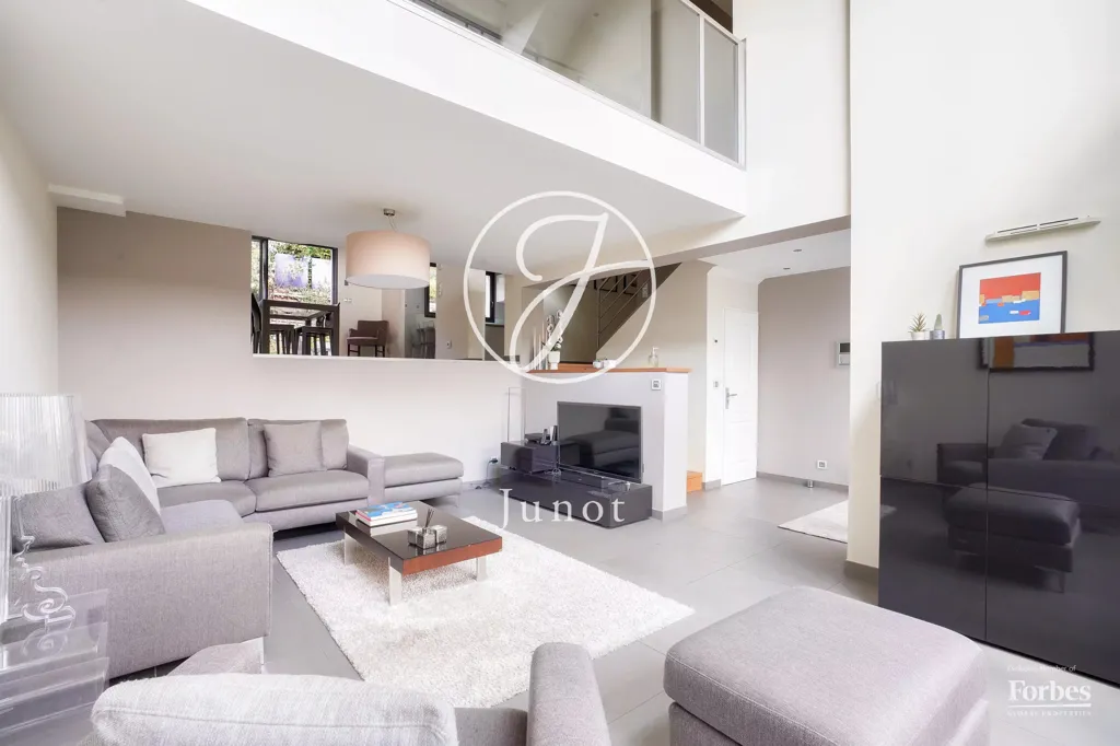 Séjour - Maison Contemporaine avec Terrasse à Chatou