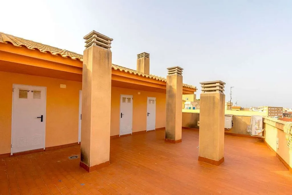Terrasse - Beachside Apartment with Terrace in Lo Pagán