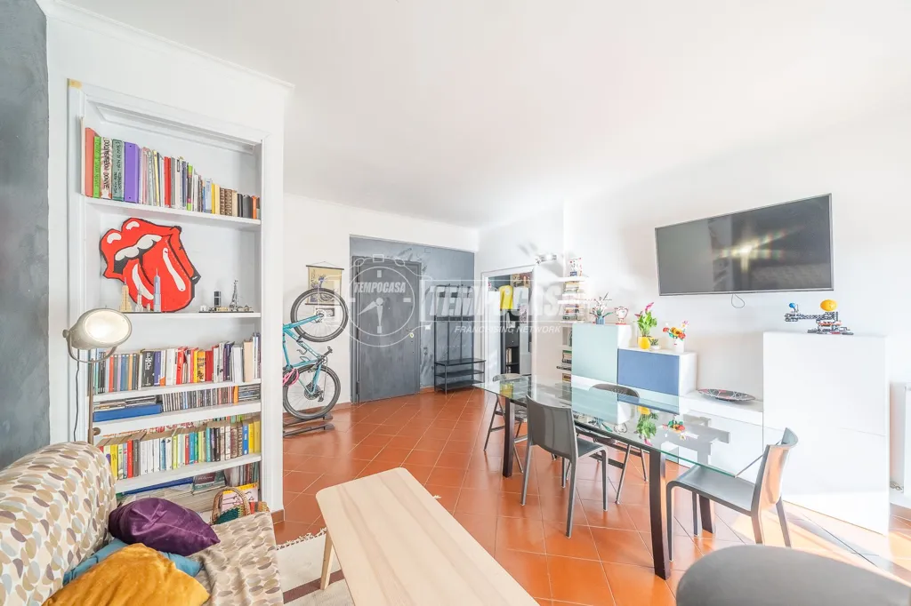 Séjour - Rustic-Style Flat with Sea View in Ladispoli