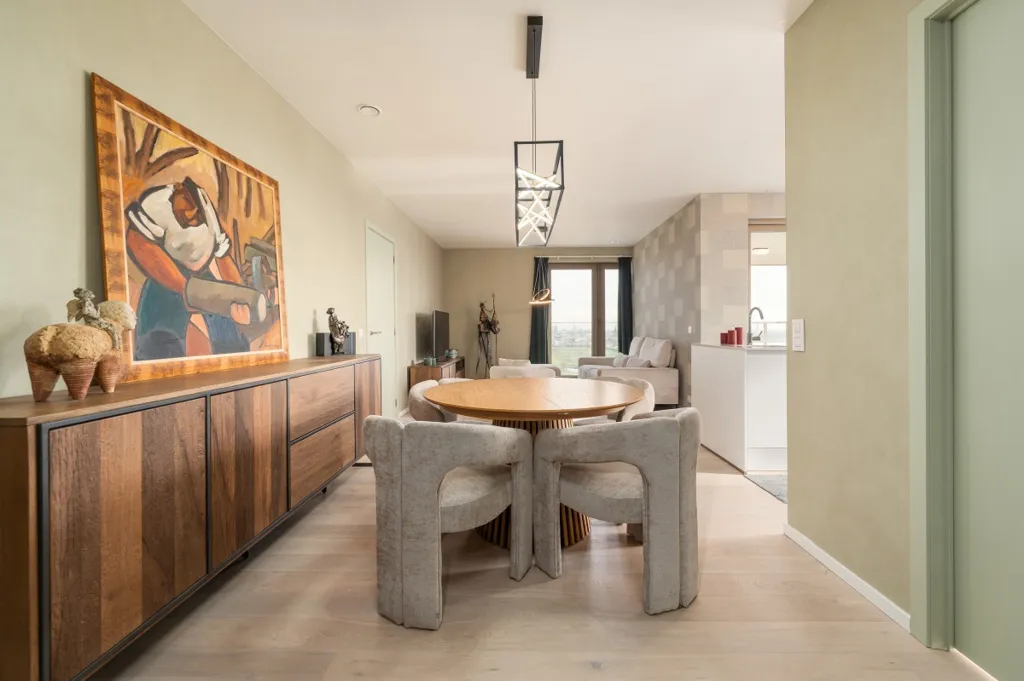 Salle à manger - Appartement d'Angle avec Vue Panoramique à Ostende