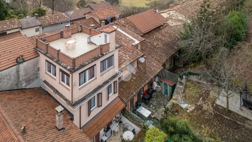 Vue aérienne - Semi-detached House with Panoramic View in Marentino