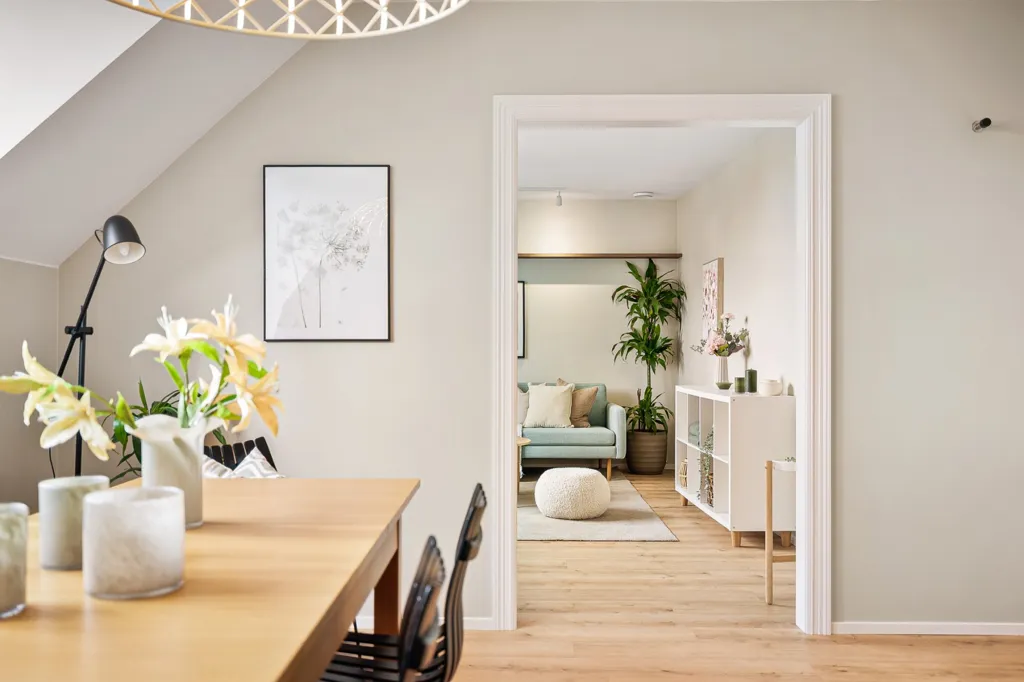 Sala da pranzo - Modernised Penthouse with Balconies in Nygårdshøyden