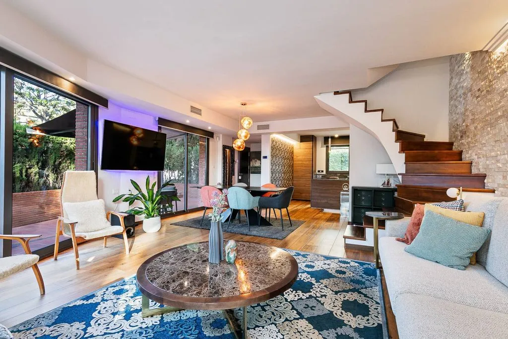 Séjour - Luxury Semidetached House with Sea View in Sitges