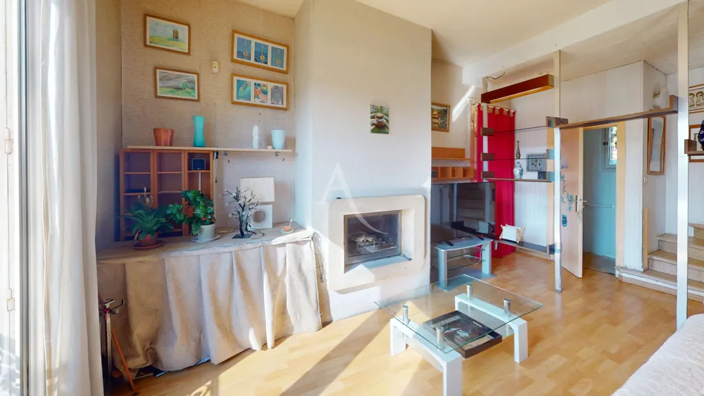 Living Room - Meulière House with Pool in Palaiseau