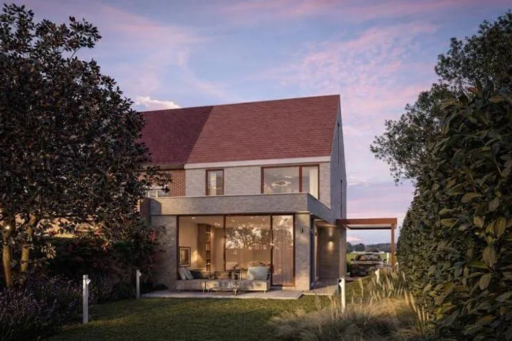 Maison neuve terrée avec belle luminosité à vendre