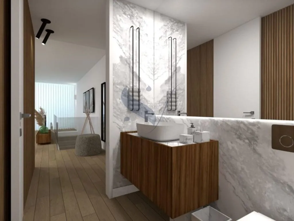 Salles de bain - Luxury Flat with River View in Loures