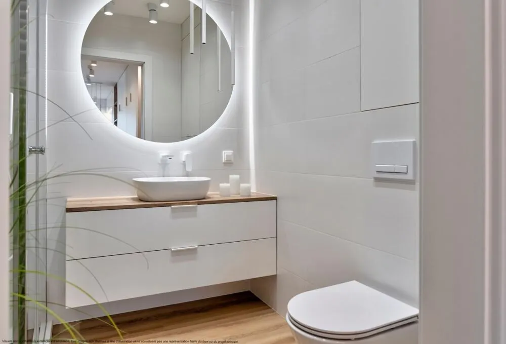 Bathrooms - 2-Bed Apartment with Garden in Sanguinet