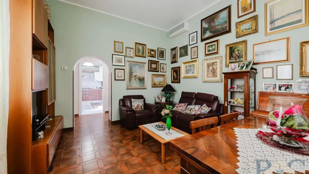 Soggiorno - Bifamiliar Villa with Garden in Milan