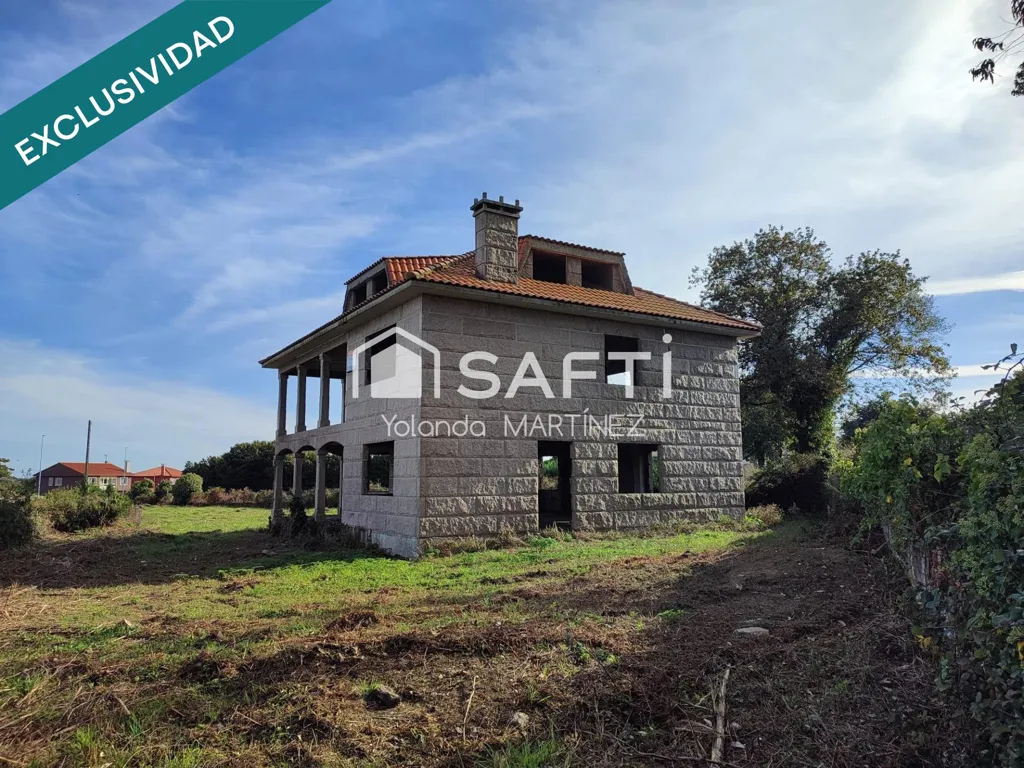Exterior - Unfinished House with Balcony near Santa Comba