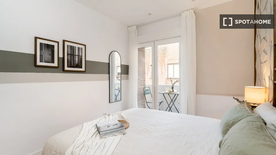 Camere da letto - 1-Bedroom Apartment with Balcony in Lista, Madrid