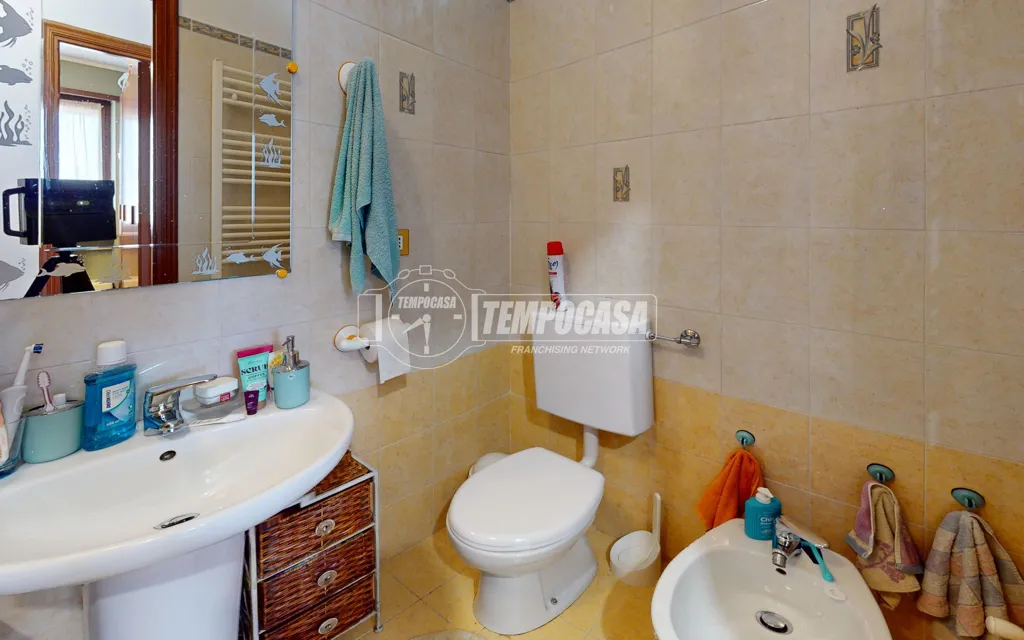 Salles de bain - Bright Trilocale with Balcony in Mappano