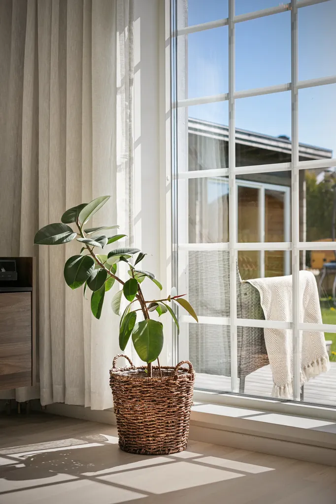 Living Room - Modern Bungalow with Garden in Säljan