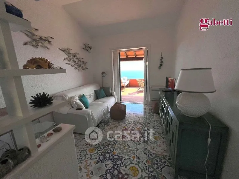 Soggiorno - Seafront Bilocale with Terrace in Cala Piccola