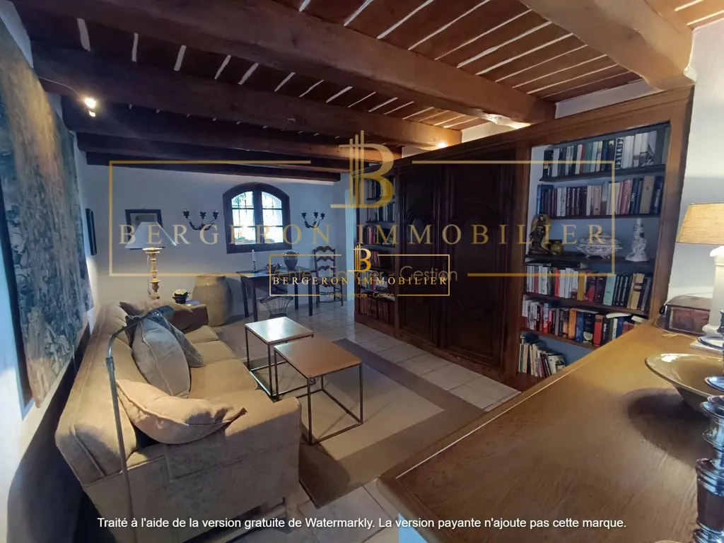 Séjour - Villa avec Vue Panoramique et Piscine au Tignet
