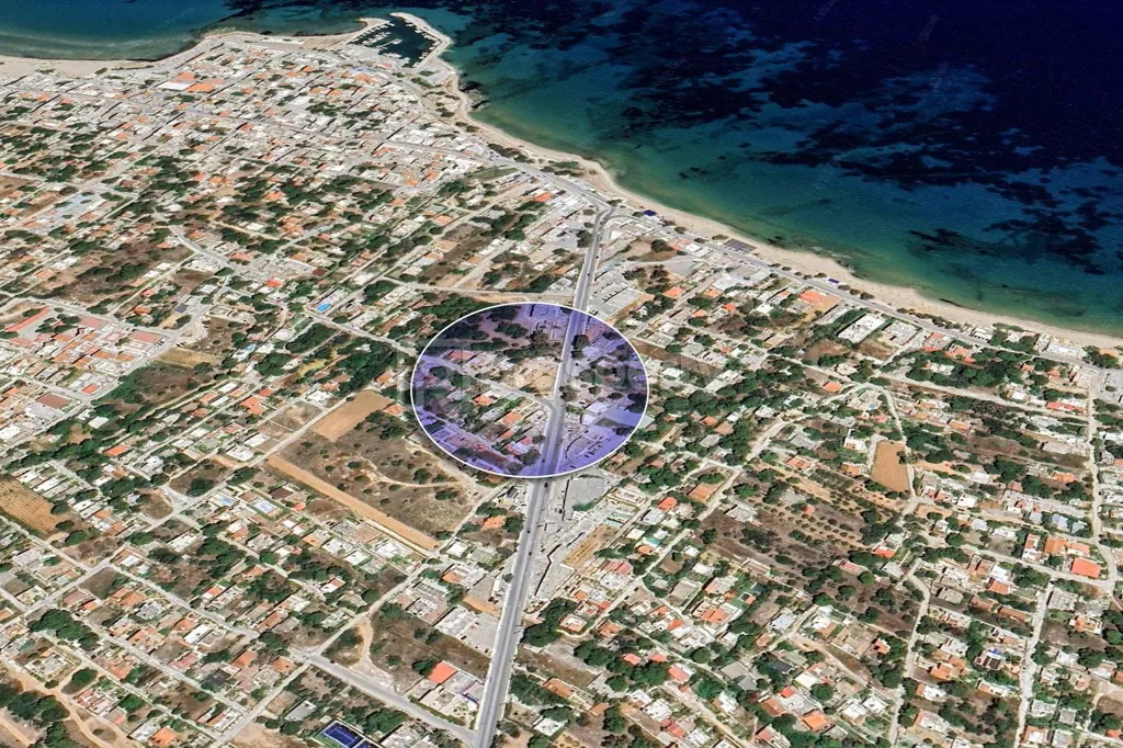 Aerial - Buildable Plot with Seafront in Artemida