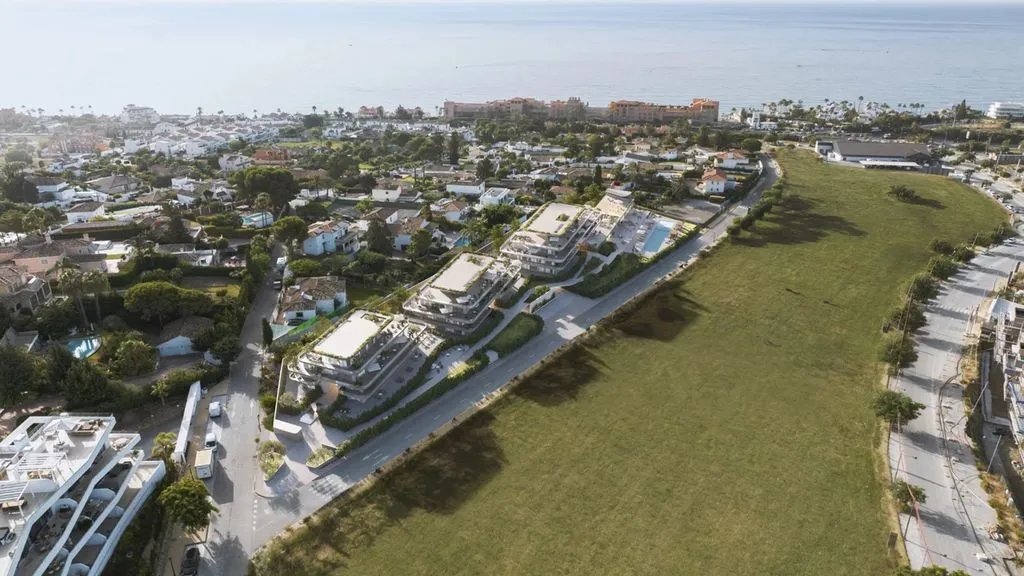 Vue aérienne - Luxury Flat with Sea Views in Estepona