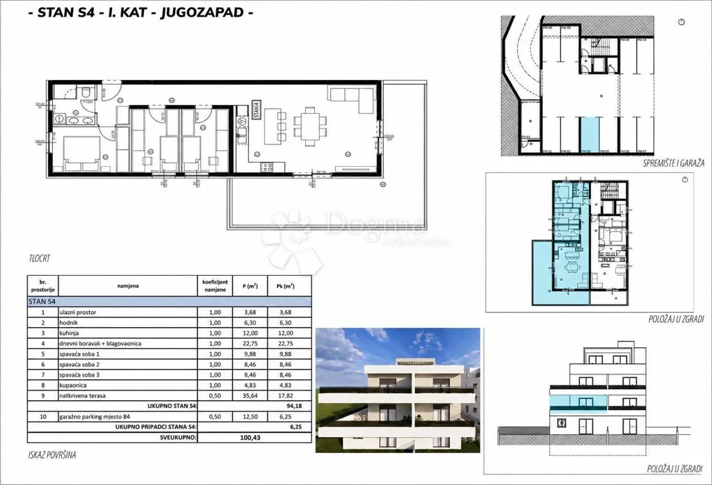 Apartment with Parking in Kaštel Lukšić