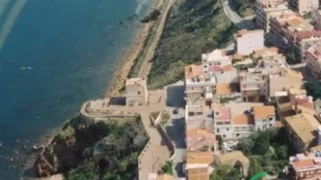 Vue aérienne - Armed Bilocale with Terrace in Pollina