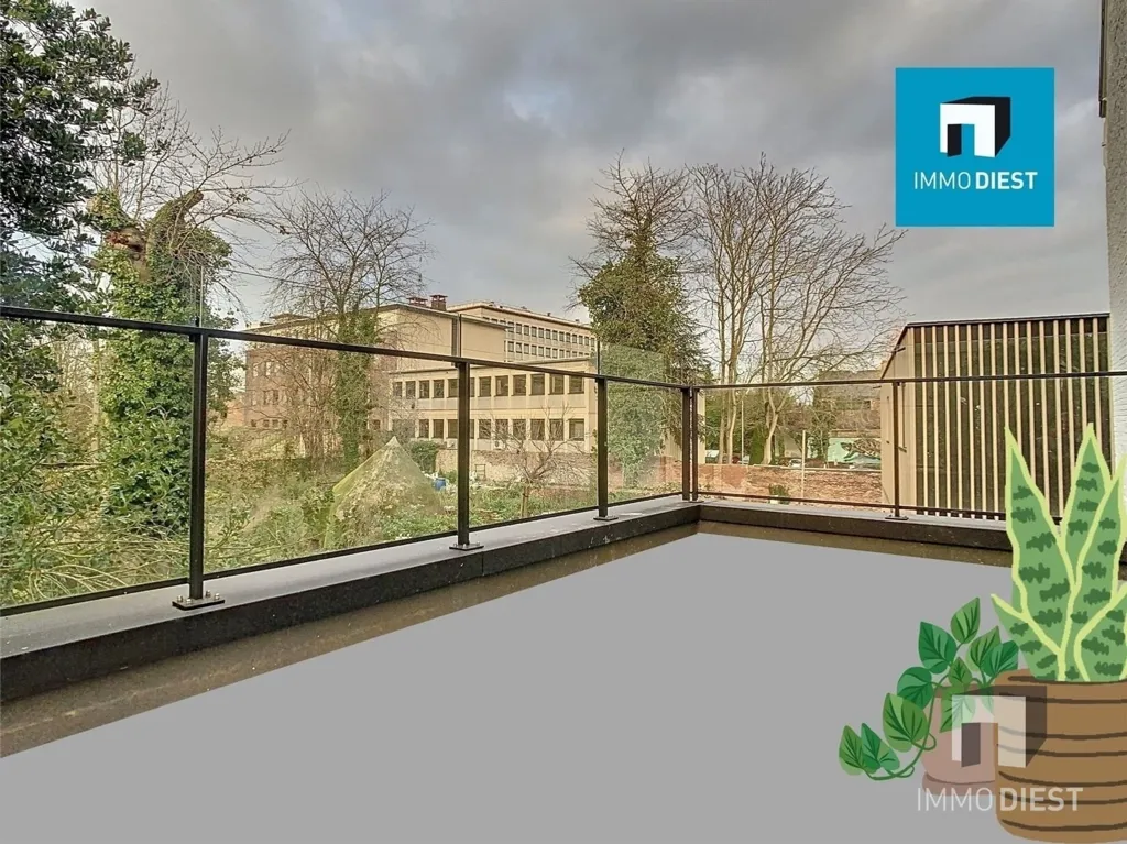 Balcony - Renovated Flat with Terrace in Diest