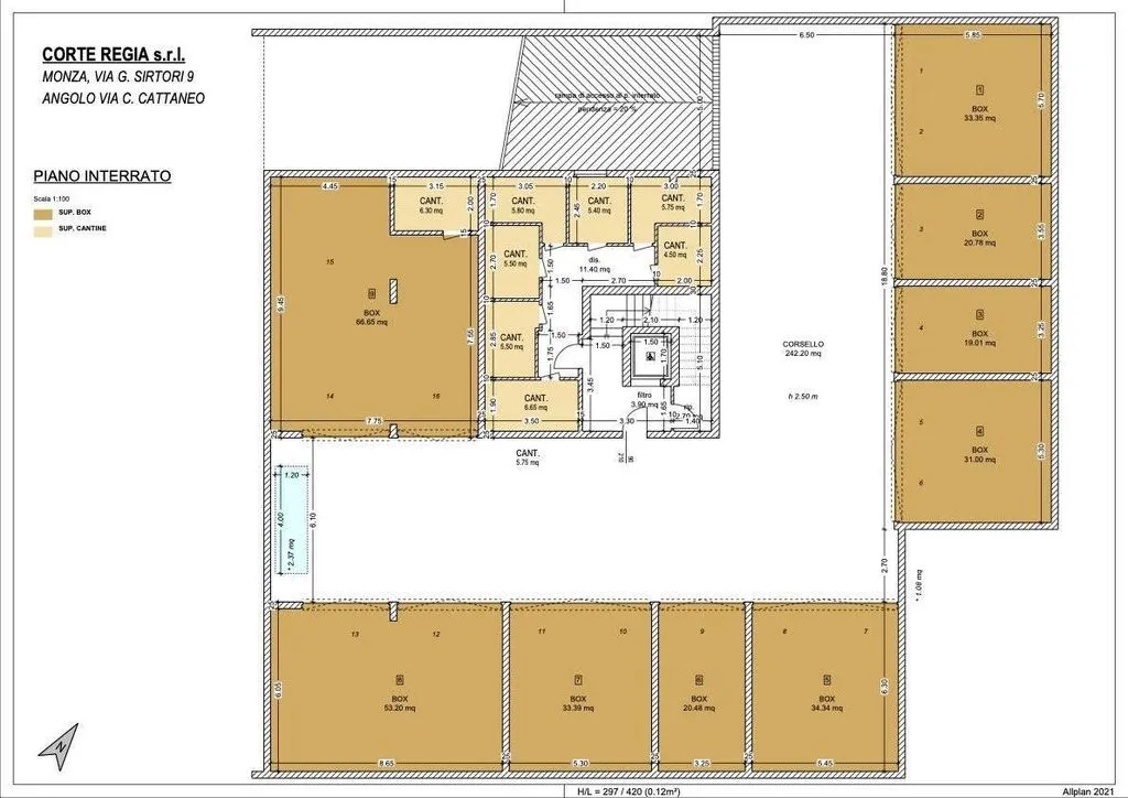 Plan - Luxury Penthouse with 360° View in Monza