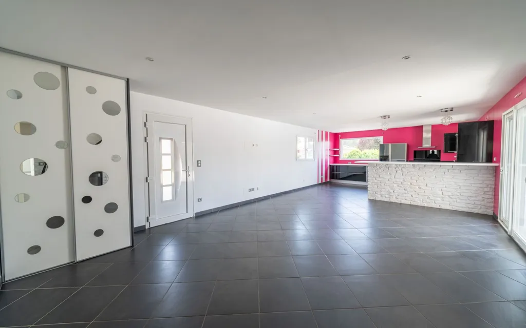 Soggiorno - Modern House with Pool in Liposthey