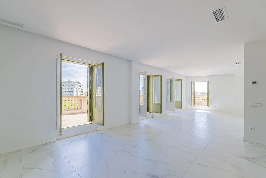 Soggiorno - Penthouse with Panoramic Views in Dreta de l'Eixample