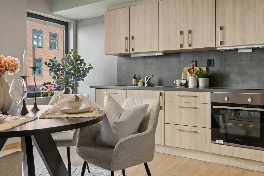 Salle à manger - Modern 2-Bedroom Flat with Lift in Trondheim