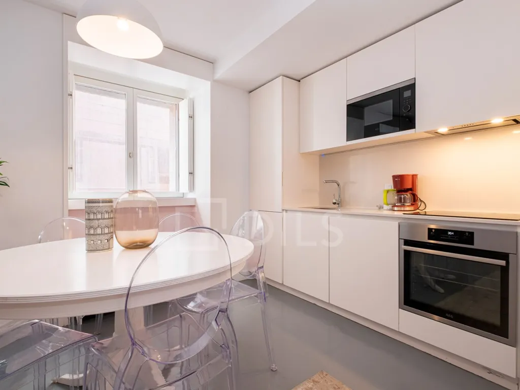 Cuisine - Triplex Apartment with City Views in Baixa, Lisbon