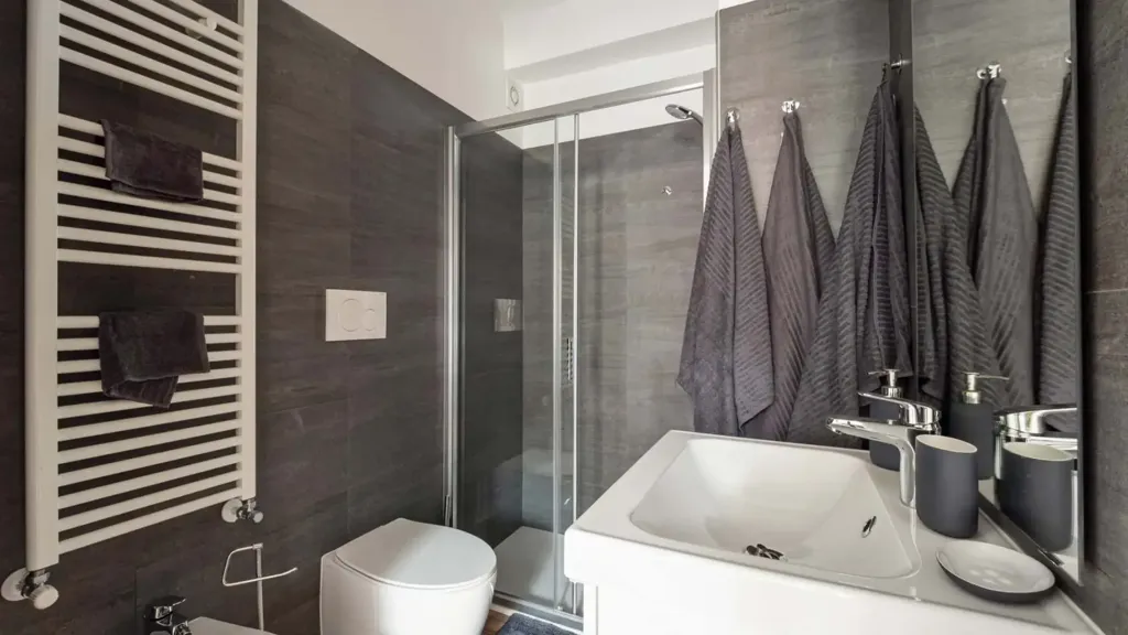 Salles de bain - Studio Flat with Open Kitchen in Milan