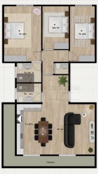 Plaan - Refurbished 3-Bedroom Apartment with Balcony in Lisbon