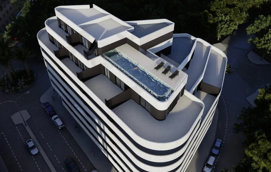 Vue aérienne - Residential Complex with Sea Views in Calpe